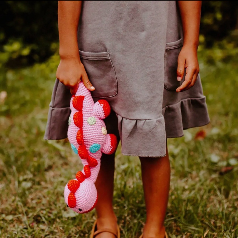 Stegosaurus Plush Dino Rattle - Picture 14 of 16